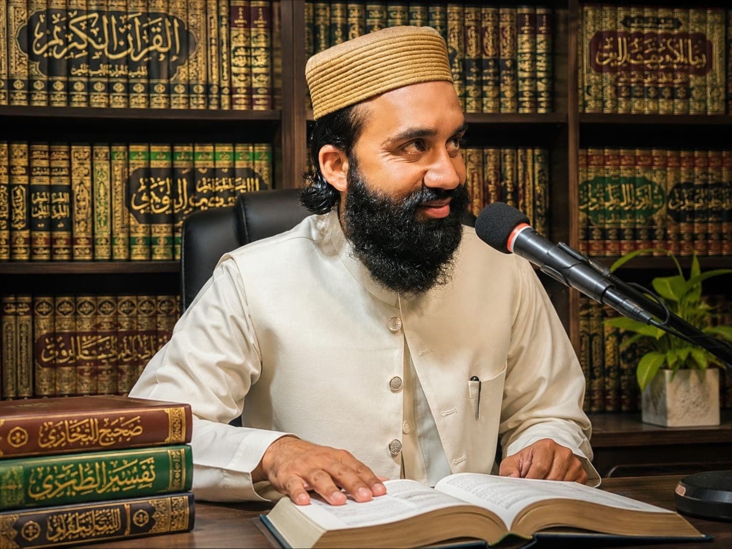 Qari Muhammad Ramzan teaching Quran